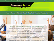 Tablet Screenshot of grammaractive.com